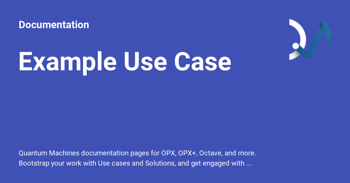 example-use-case-documentation