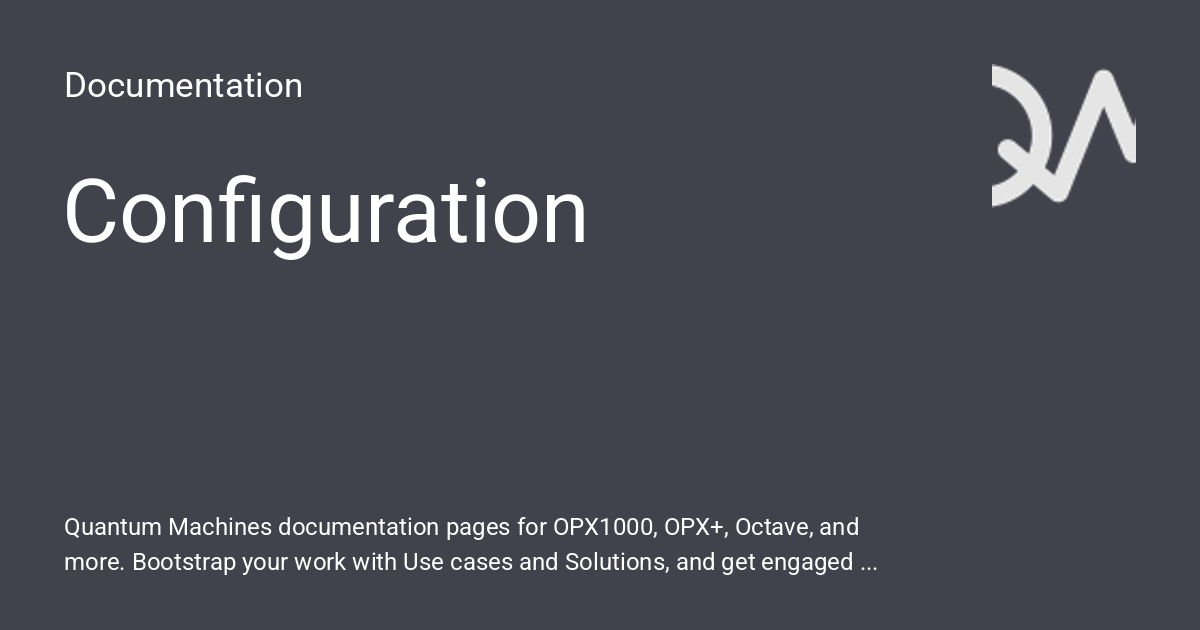 Config Guide Best Examples Configuration - Documentation